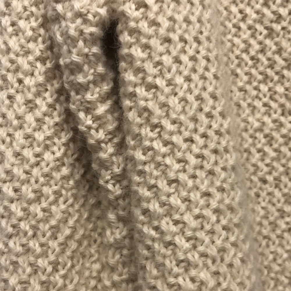 Beautiful off shoulder sweater, alpaca knitted in Ireland